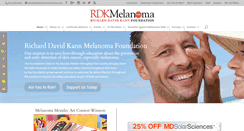 Desktop Screenshot of melanomafoundation.com